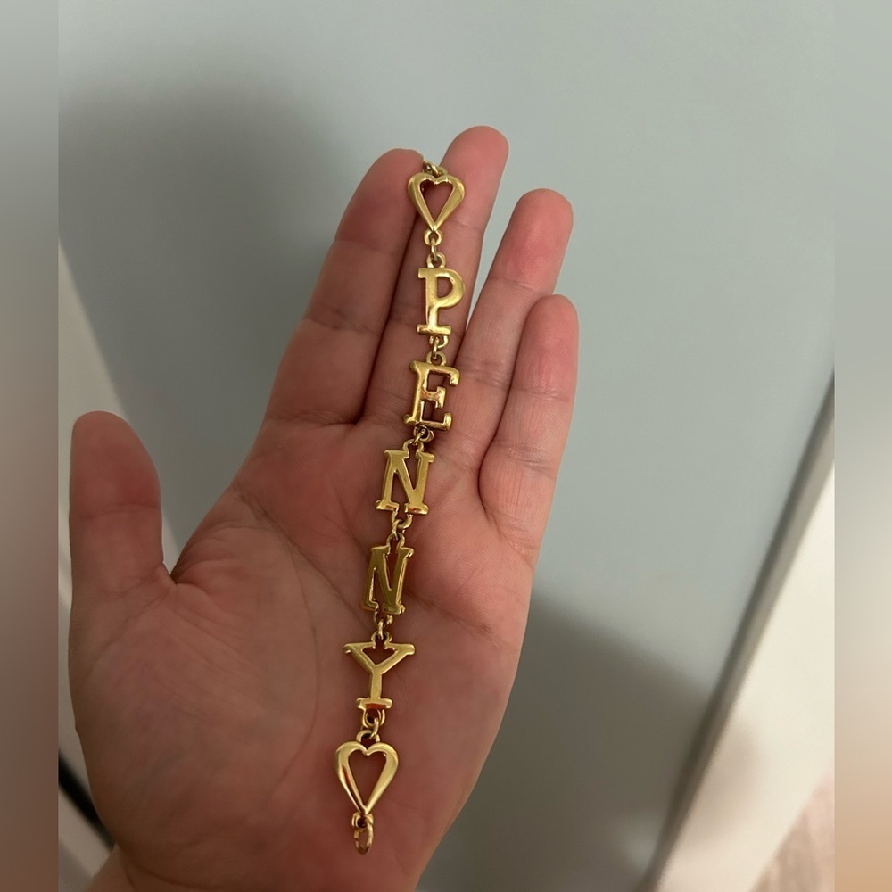 Gold Tone “Penny” Bracelet